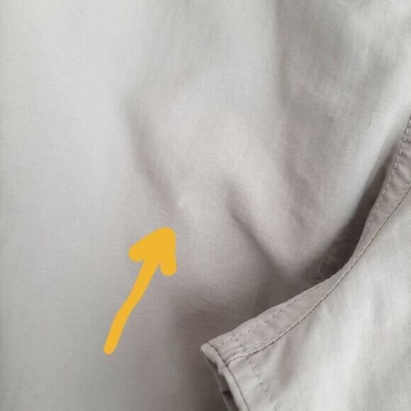 COLUMBIA Titanium Capri Light Packable Casual Cropped Pants Sz 12 Flawed - Picture 13 of 14